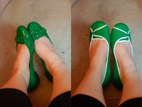 green-shoes